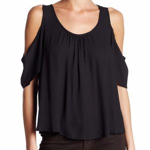 Lush cold shoulder blouse